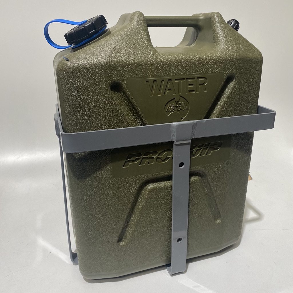 CAN, Jerry Can - 20L Green Plastic in Holder